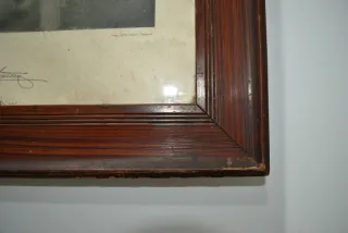 Antiguo grabado Franco Franco