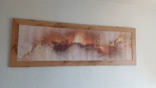 Espejo decorativo dorado y plateado