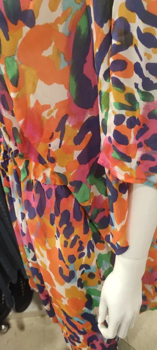 Kimono estampado animal multicolor