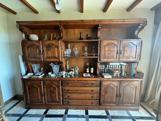 Comedor Madera 10 Sillas y Mesa 240x90x75alto