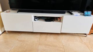 Mesa TV Ikea Blanca