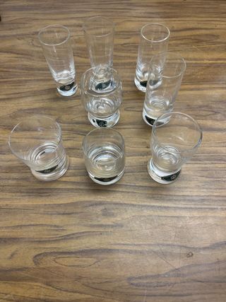 Vasos de chupito hoja de trébol (Set de 8)