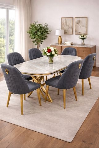 Mesa fe Comedor con 6 sillas