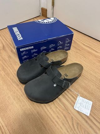 Birkenstock Boston Negro Talla 42