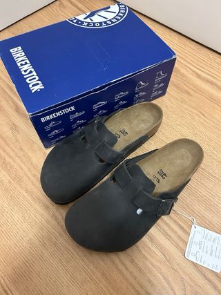 Birkenstock Boston Negro Talla 42