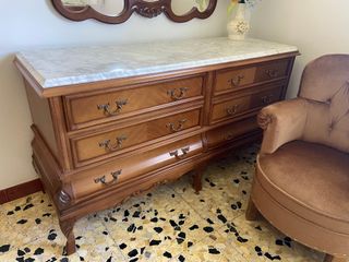 Set Dormitorio Vintage Madera