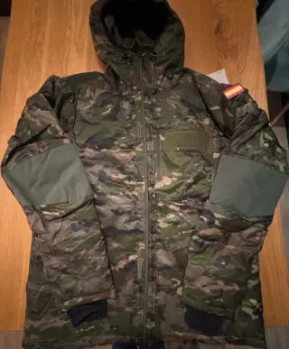Chaqueta militar camuflaje frío extremo