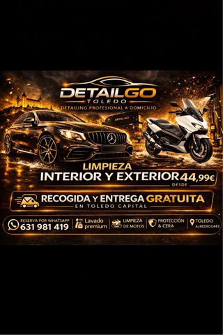 Limpieza y detailing de coches en Toledo.