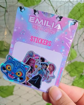 Bolsitas chuches cumpleaños K-Pop Demon Hunters