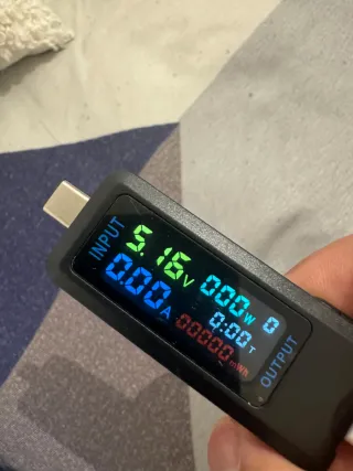 Medidor USB INP Voltaje Amperaje Cargadores