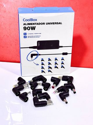 Cargador Universal CoolBox 90W + USB