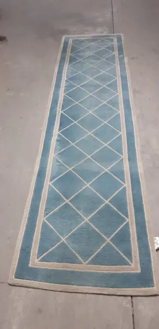 Alfombra Grutman azul y beige