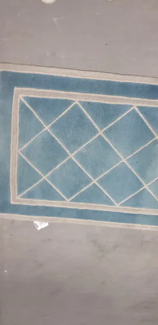 Alfombra Grutman azul y beige