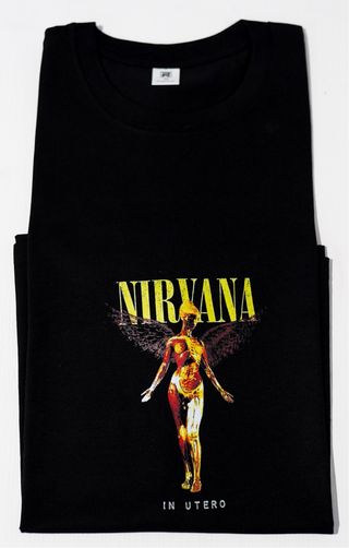 Camiseta Nirvana In Utero Negra