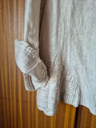 Chaqueta Italiana Elisa Cavaletti.Beige Talla XXL