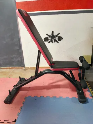 BANCO MUSCULACIÓN DOMYOS BI 910 RECLINABLE
