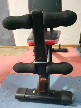 BANCO MUSCULACIÓN DOMYOS BI 910 RECLINABLE