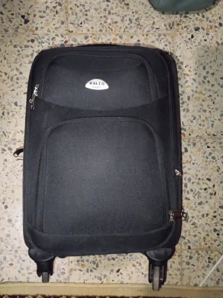 Maleta Baleo Negra Tela 10kg