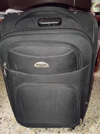 Maleta Baleo Negra Tela 10kg