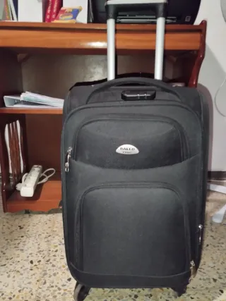 Maleta Baleo Negra Tela 10kg