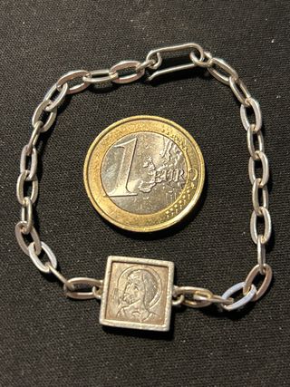 Pulsera plata comunión infantil