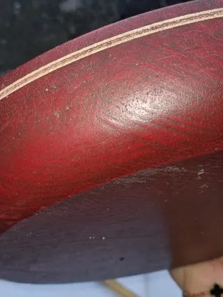 Ciotola in legno dipinta a mano