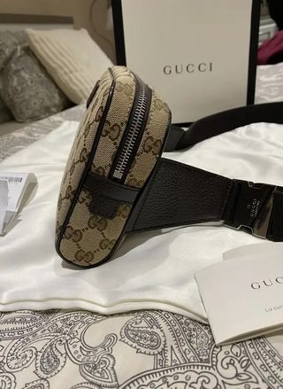 Riñonera Gucci Beige y Marrón