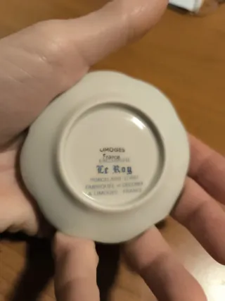 Piattino Limoges Le Roy Porcellana