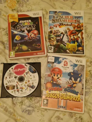 Pack 4 Juegos Wii