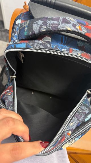 Mochila Totto con estampado de cómic