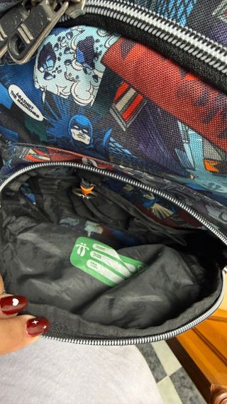 Mochila Totto con estampado de cómic