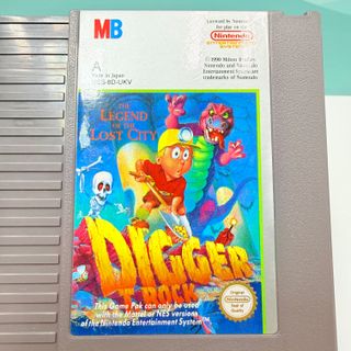 Digger T. Rock NES Pal A Gioco Nintendo Completo