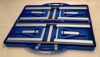 Mesa y 4 Sillas Plegables Azul