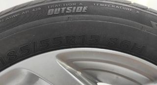 Hyundai 1914267 juego llantas 52910k7100 i10 basis