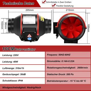 Extractor 100mm Tubo Ajustable