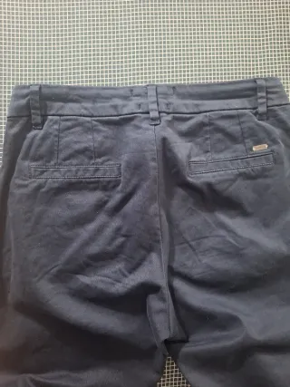 Pantalón Chino Esprit Azul Mujer Talla XS