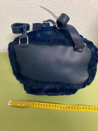 Mochila bolso pelo azul