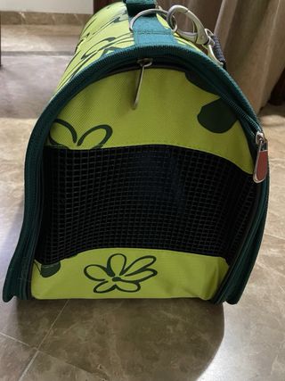 Transportín perro pequeño floral