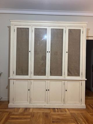 Alacena Becara Madera y Vidrio