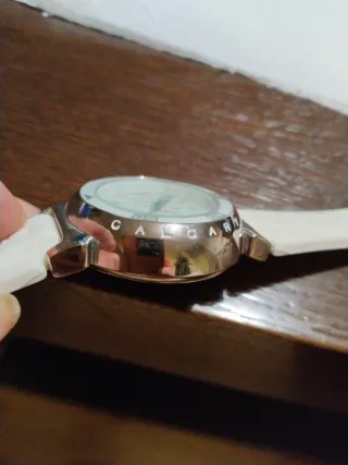 Reloj Calgary Plata y Blanco