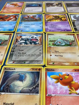 20 cartas pokémon EX HOLO PHANTOMS inglés