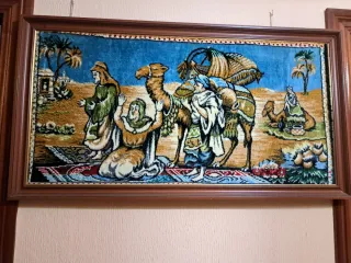 Tapiz de tela enmarcado