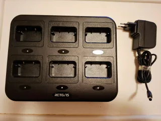 Cargador Múltiple Retevis RTC27 / 6 vías para RT27