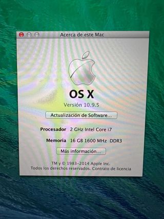 MacBook Pro Retina i7 15 Plata