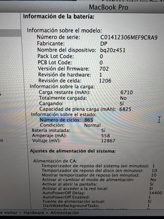 MacBook Pro Retina i7 15 Plata