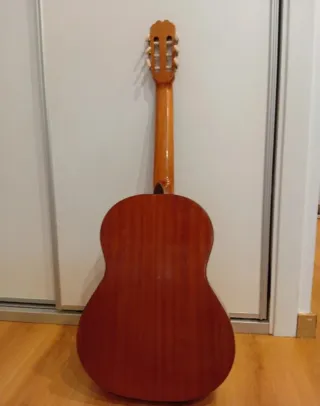 Guitarra española con funda