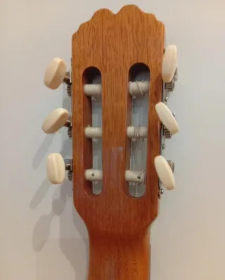 Guitarra española con funda