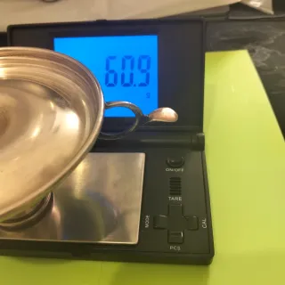 Portacandele Argento 800 con manico BUGIA