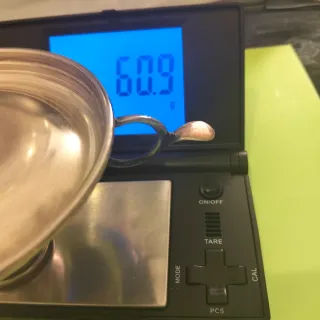 Portacandele Argento 800 con manico BUGIA