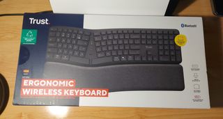 Teclado Inalámbrico Ergonómico Trust Keyra